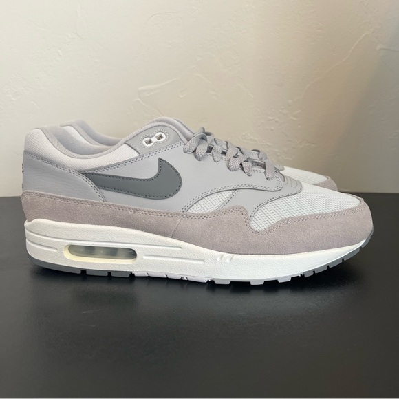 NEW Nike Air Max 1 Pure Platinum Grey - Picture 5 of 8